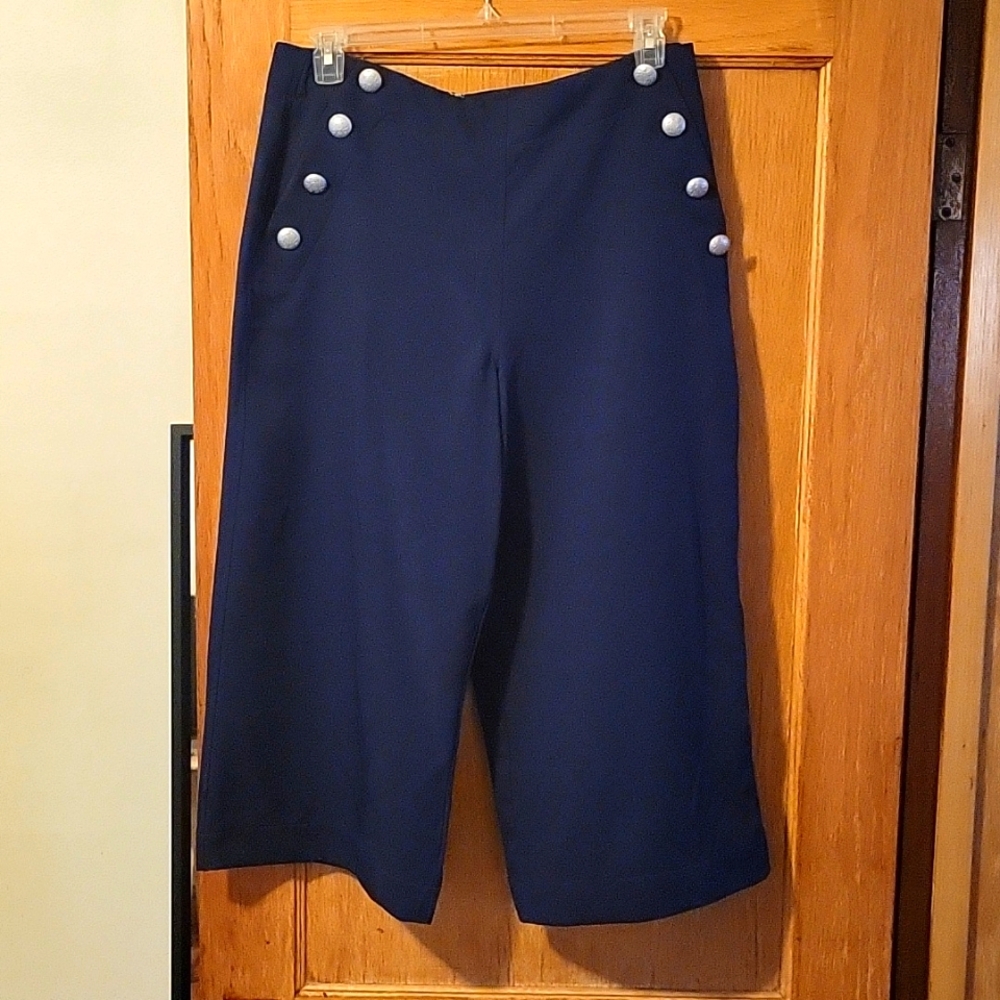 Womens navy gauchos size 14